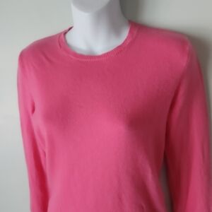 RALPH LAUREN Black Label Women's 100% Cashmere Pink Sweater